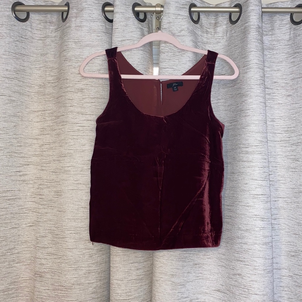 J Crew Velvet Tank